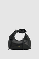 Front product shot of the Oroton Myrtle Mini Bag in Black and Premium smooth leather for Women .