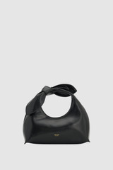 Front product shot of the Oroton Myrtle Mini Bag in Black and Premium smooth leather for Women .