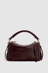 Front product shot of the Oroton Lewis Crackle Day Bag in Copper and Premium smooth leather for Women .