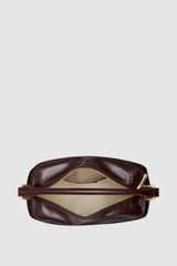 Internal product shot of the Oroton Lewis Crackle Day Bag in Copper and Premium smooth leather for Women .