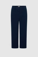 Front product shot of the Oroton Arlo Carpenter Chino in North Sea and 100% cotton fabric for Women .